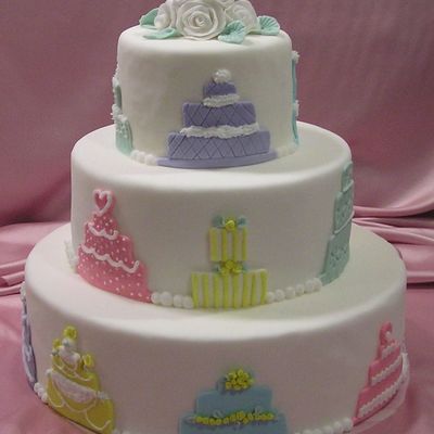 Wedding Cake With Cakes