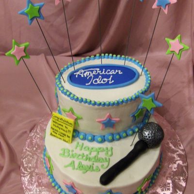 American Idol Theme Cake