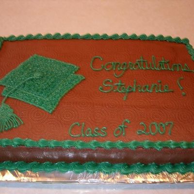 Chocolate Graduation Cake