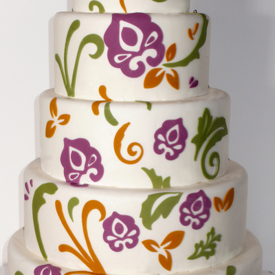 Floral Wedding Cake