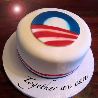 Groom's Obama Cake