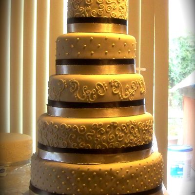 One Tall Cake!