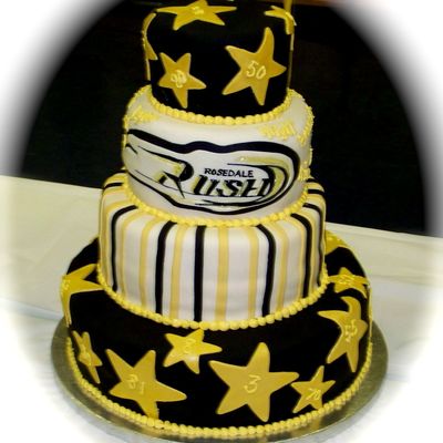 Team "rush" Jr. Bantam Ft. Ball Cake
