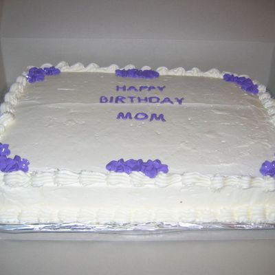 First Birthday Cake I Made For Mom