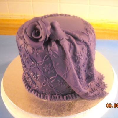 Purple Drape Cake