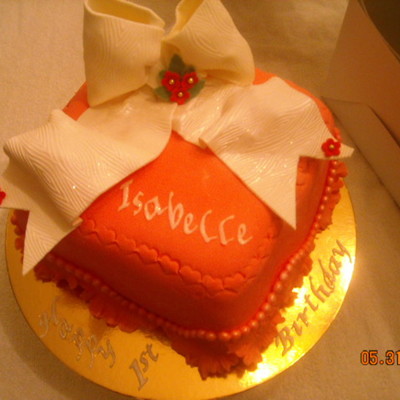 Isabelle's 1St Birthday Cake