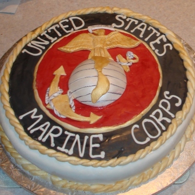 Marine Corps Cake
