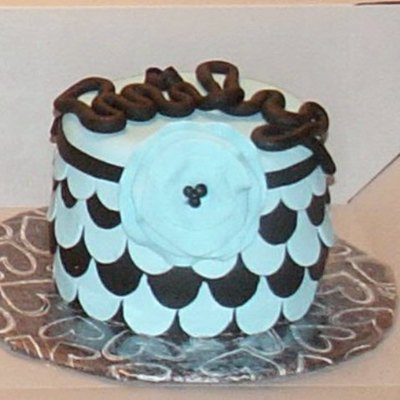 20's Inspired Birthday Cake