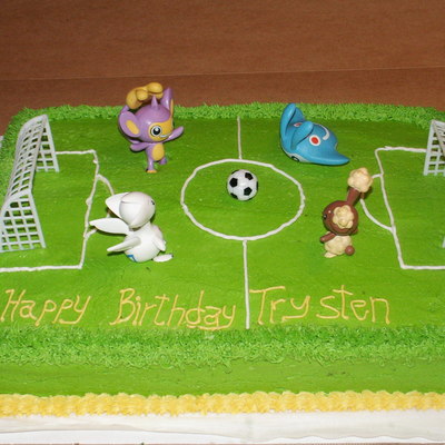 Pokemon Soccer Cake