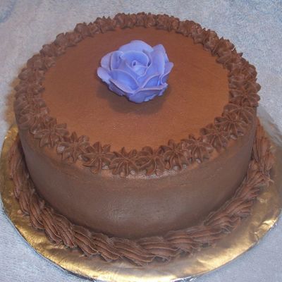 Banana Cake With Chocolate Buttercream Icing