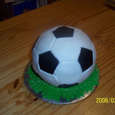 Soccer Cake For Son's 10Th Bday