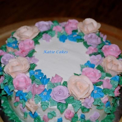 Flowers On French Buttercream