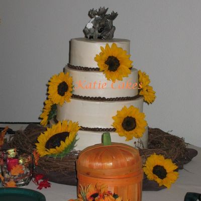 Sunflower Wedding Cake