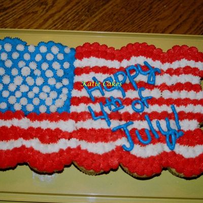 4Th Of July Cupcake Cake