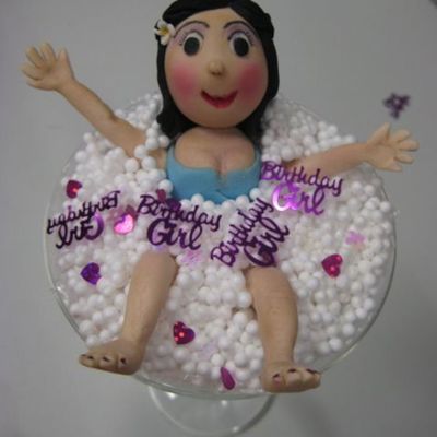 Girl Lady Birthday Woman Glass Drinks