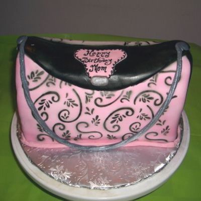 Black And Pink Purse