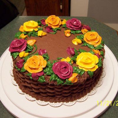 Thanksgiving/fall Cake