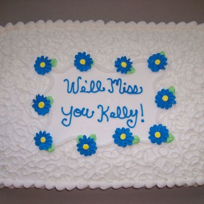 Going Away Cake