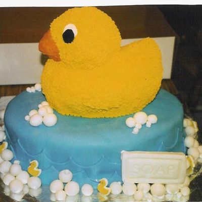 Ducky Shower Cake