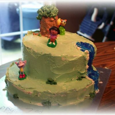 Dora The Explorer Cake