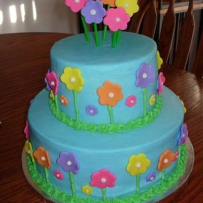 Springtime Flower Cake