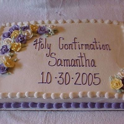 Confirmation Cake