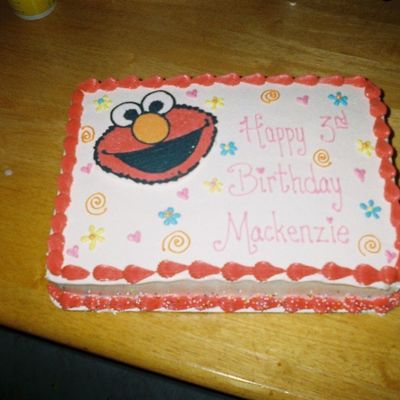 Elmo Cake