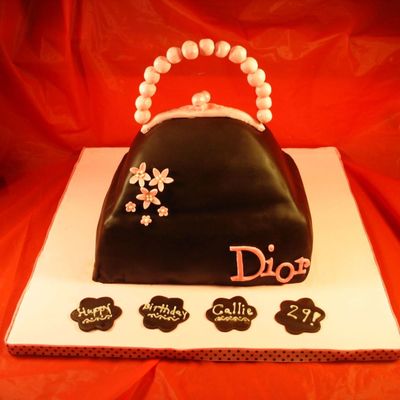 Dior Purse Cake