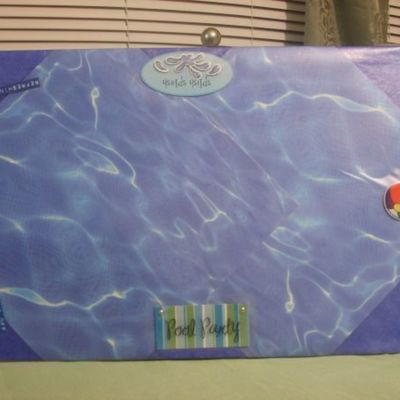 Pool Party Cake Board