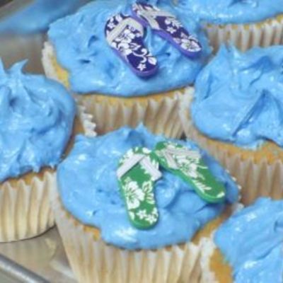 Jakes Pool Party Cupcakes