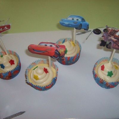 Cars Mini Cheesecake Cupcakes
