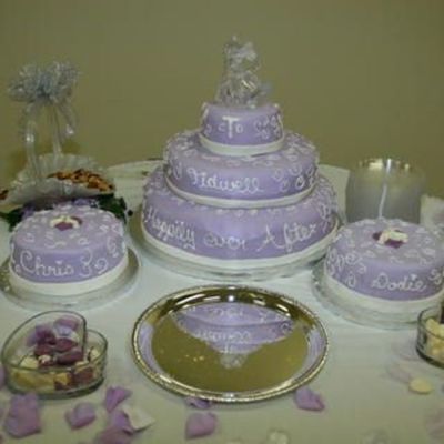 Lilac Wedding Cake