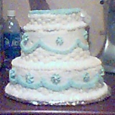 Basketweave And Ruffle