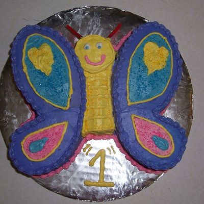 Butterfly Smash Cake
