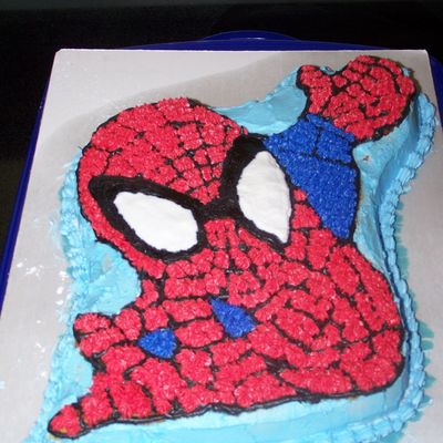 Brandon's 10Th Birthday Spidey Cake