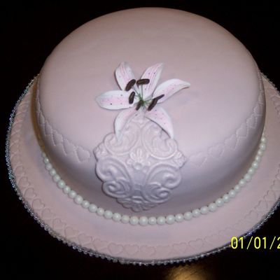 Pink Birthday Hat Cake - 2.06