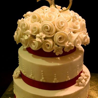 50Th Anniversary Cake