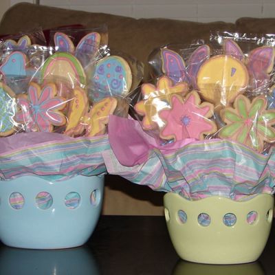 Easter Cookie Bouquets...my First Paid Orders!