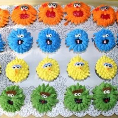 Sesame Street Cupcakes