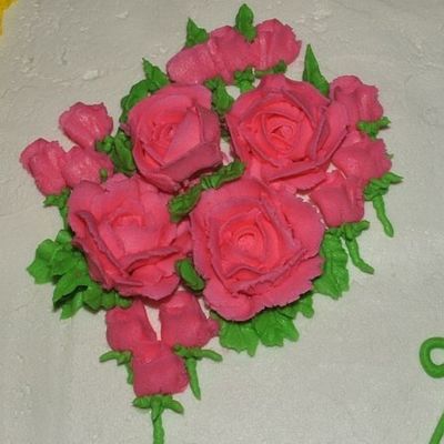 Retirement Cake Roses