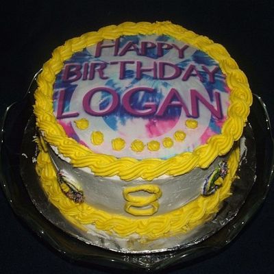 Tie Dye Birthday Cake