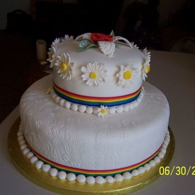 Commitment Ceremony Cake