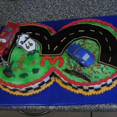 My First Theme Cake- Cars