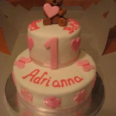 1St Birthday With Bear