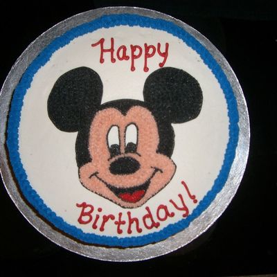 Mickey Mouse Birthday Cake