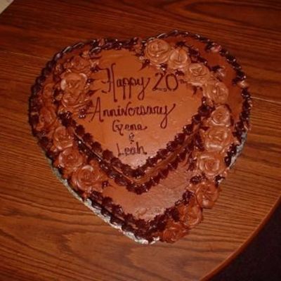 Chocolate Anniversary Cake