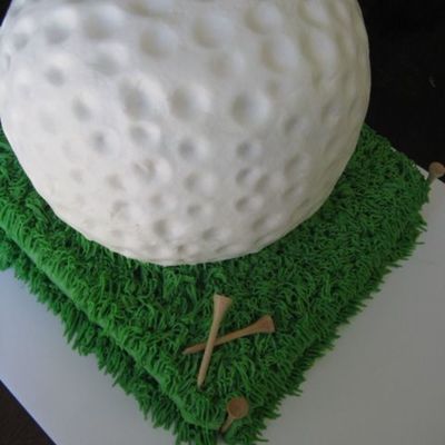 Golf Ball Cake