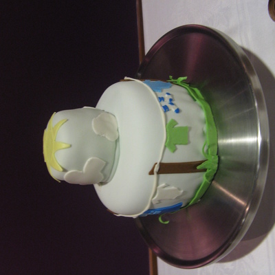Clothesline Cake For Baby Landon
