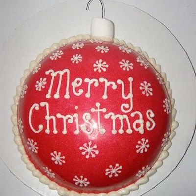 Christmas Ornament Cake