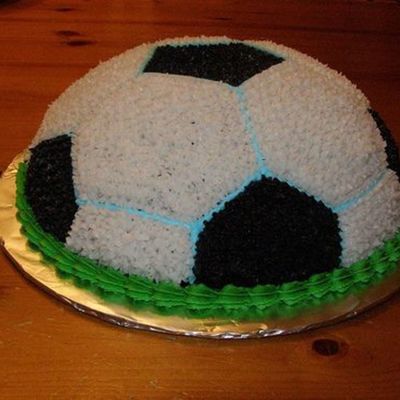 Plain Old Soccer Ball Cake